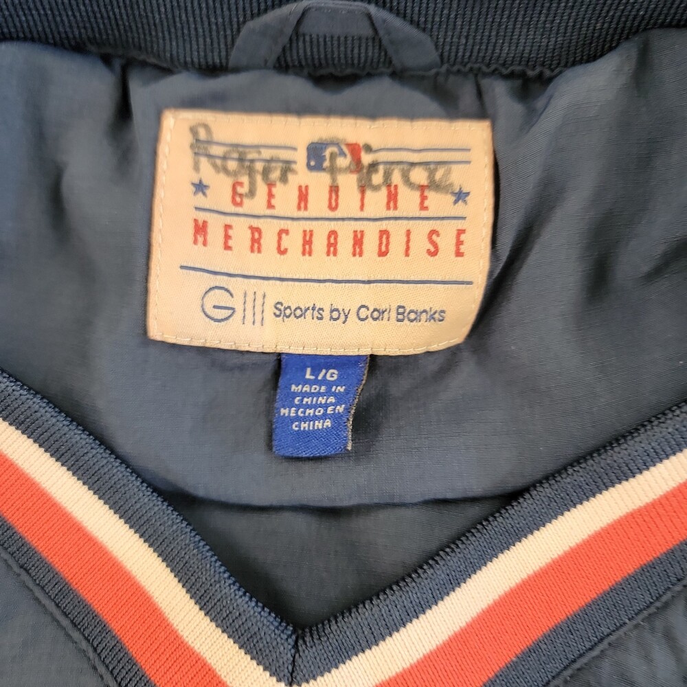 Minnesota Twins Pullover Jacket Mens Size Large Genuine Merchandise Zip Side VTG - Picture 3 of 10